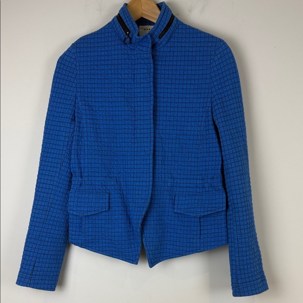 Akris Punto Blazer Blue Size Small - Picture 2 of 9